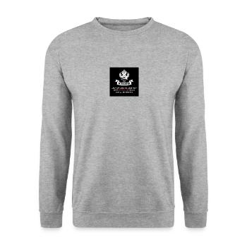 Ausreden sind der Gegner des Erfolgs - Unisex Pullover - Weißgrau meliert - Vorne - Alina (178cm) & Michal (187cm)