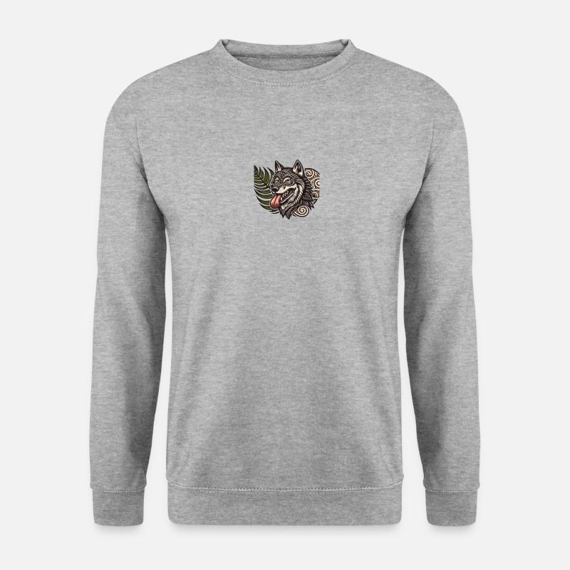 Mutter Natur - Unisex Pullover - Weißgrau meliert