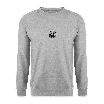 Aigle - Sweat-shirt Unisexe - gris chiné - Devant - Alina (178cm) & Michal (187cm)