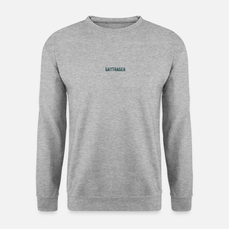 Daytrader klein - Unisex Pullover - Weißgrau meliert