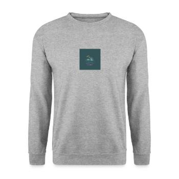 Magic Book Logo - Unisex Sweatshirt - salt & pepper - Front - Alina (178cm) & Michal (187cm)