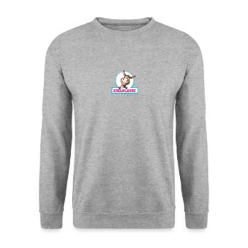 Classe âne classe animal âne - Sweat-shirt Unisexe - gris chiné - Devant - Alina (178cm) & Michal (187cm)