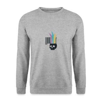 Xperience défie la norme - Sweat-shirt Unisexe - gris chiné - Devant - Alina (178cm) & Michal (187cm)
