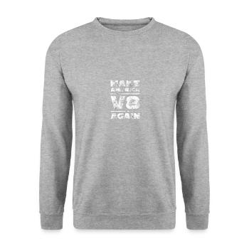 Cadeau de moteur de mécanique de réglage automatique - Sweat-shirt Unisexe - gris chiné - Devant - Alina (178cm) & Michal (187cm)