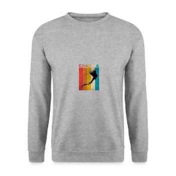Guatemala Guatemalan Flagge DNA I Geschenk - Unisex Pullover - Weißgrau meliert - Vorne - Alina (178cm) & Michal (187cm)