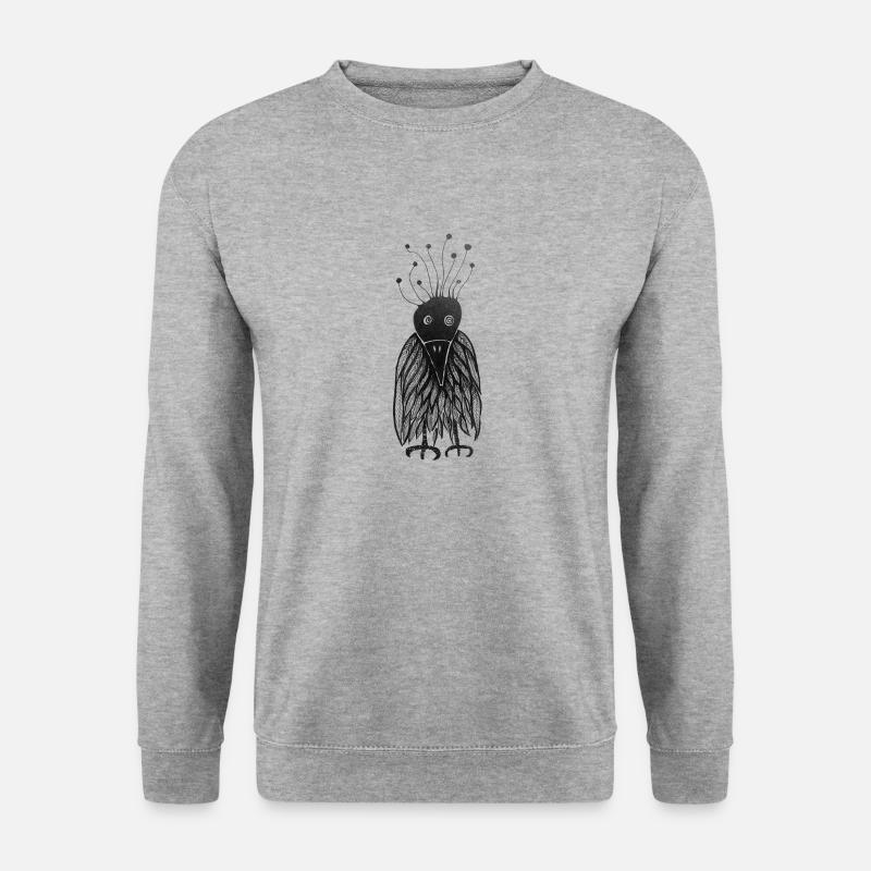 Crow creature - Unisex Sweatshirt - salt & pepper