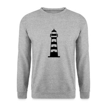 Phare - Sweat-shirt Unisexe - gris chiné - Devant - Alina (178cm) & Michal (187cm)