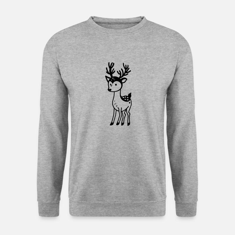 Deer - Unisex Sweatshirt - salt & pepper