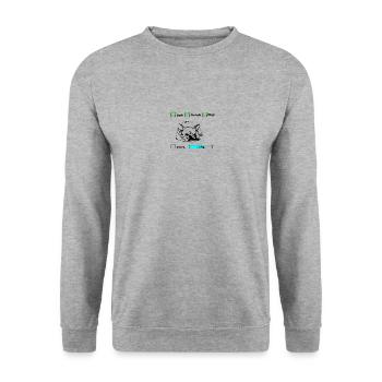 bouledogue français - Sweat-shirt Unisexe - gris chiné - Devant - Alina (178cm) & Michal (187cm)