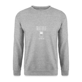 Booster Packs Trading Cards Card Collector - Unisex Sweatshirt - salt & pepper - Front - Alina (178cm) & Michal (187cm)