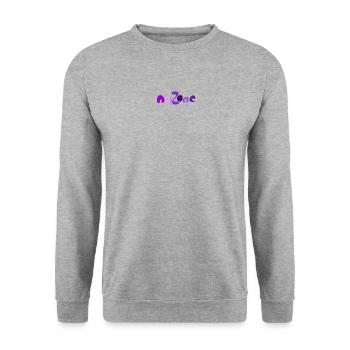 AniZone - Für Anime Liebhaber - Unisex Pullover - Weißgrau meliert - Vorne - Alina (178cm) & Michal (187cm)