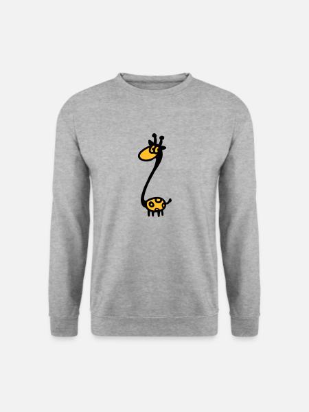 Funny giraffe - Unisex Sweatshirt - salt & pepper