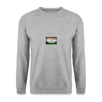 Idée cadeau sur les dictons sur la protection du climat - Sweat-shirt Unisexe - gris chiné - Devant - Alina (178cm) & Michal (187cm)