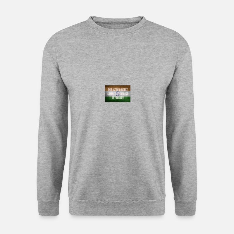 Klimaschutz Sprüche Geschenkidee - Unisex Pullover - Weißgrau meliert