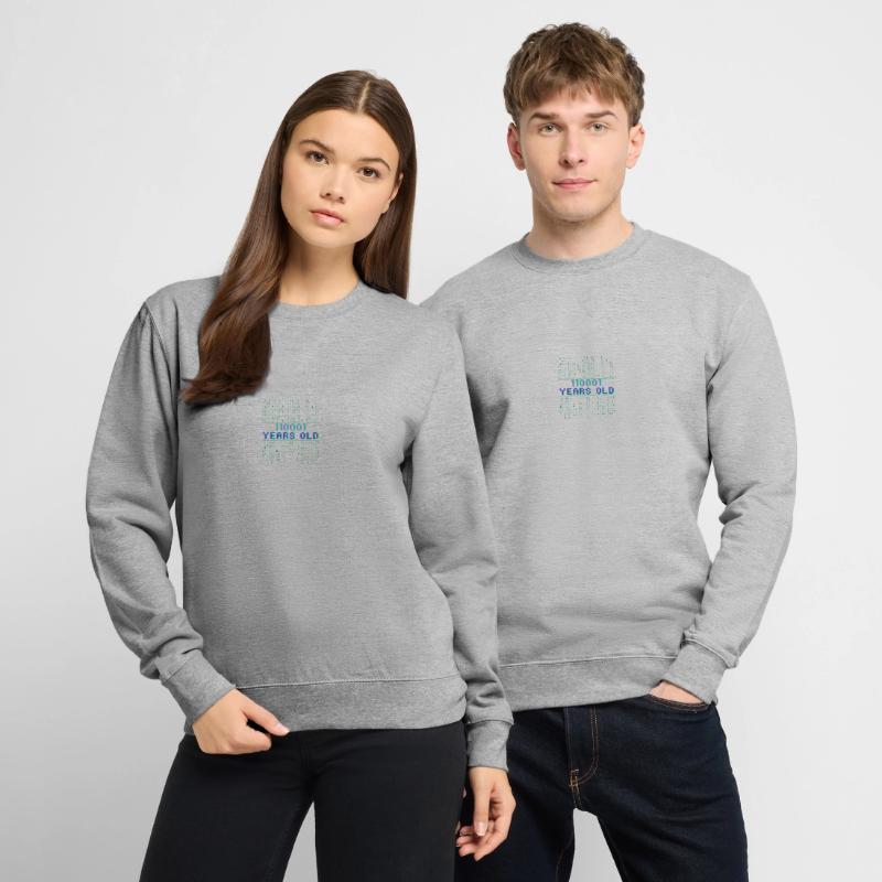 49. Geburtstag 49 Jahre alt Binärcode Coder Unisex Pullover