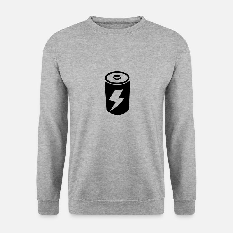 battery - Unisex Sweatshirt - salt & pepper