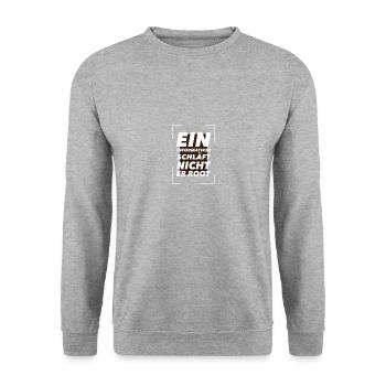 Informatiker Programmierer Admin Nerd Geschenk - Unisex Pullover - Weißgrau meliert - Vorne - Alina (178cm) & Michal (187cm)