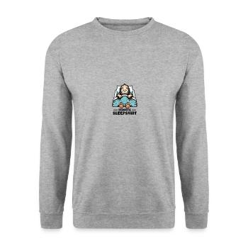 Bigfoot Favorite Sleepshirt - Unisex Pullover - Weißgrau meliert - Vorne - Alina (178cm) & Michal (187cm)