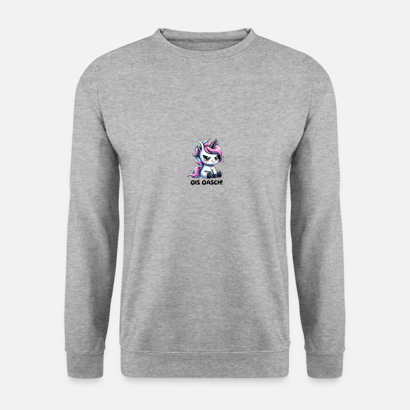 Ois Oasch - Unisex Pullover - Weißgrau meliert