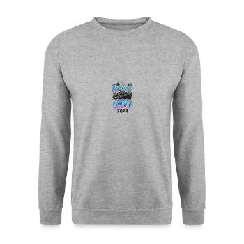 My Birthday Cruise 2024 - Unisex Sweatshirt - salt & pepper - Front - Alina (178cm) & Michal (187cm)