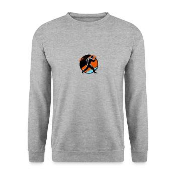 judoka - Sweat-shirt Unisexe - gris chiné - Devant - Alina (178cm) & Michal (187cm)