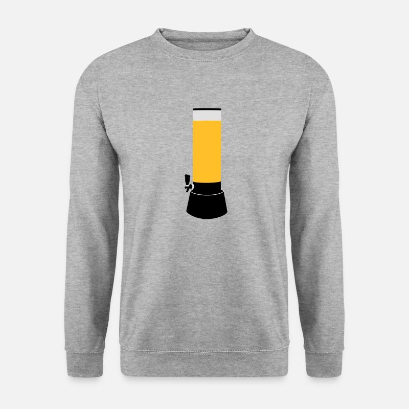 Atomtower - Unisex Pullover - Weißgrau meliert
