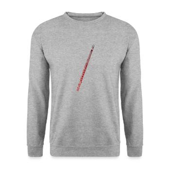 Flute - Sweat-shirt Unisexe - gris chiné - Devant - Alina (178cm) & Michal (187cm)