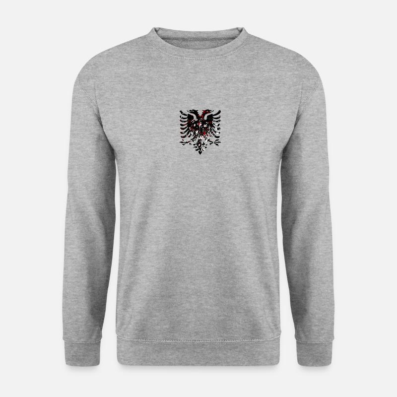 Albanian Eagle Black White Red - Unisex Sweatshirt - salt & pepper