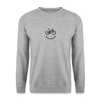A73D6ADD 9561 4699 AA6B D5E0992E7C2F - Sweat-shirt Unisexe - gris chiné - Devant - Alina (178cm) & Michal (187cm)