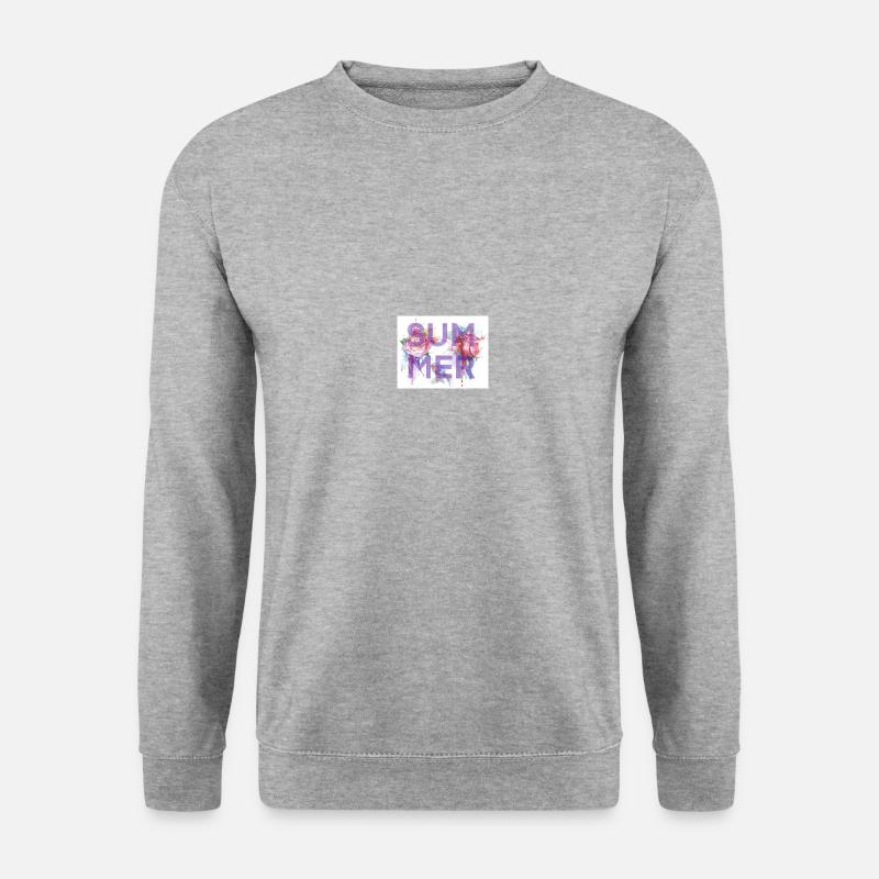 Endless Summer - Unisex Pullover - Weißgrau meliert