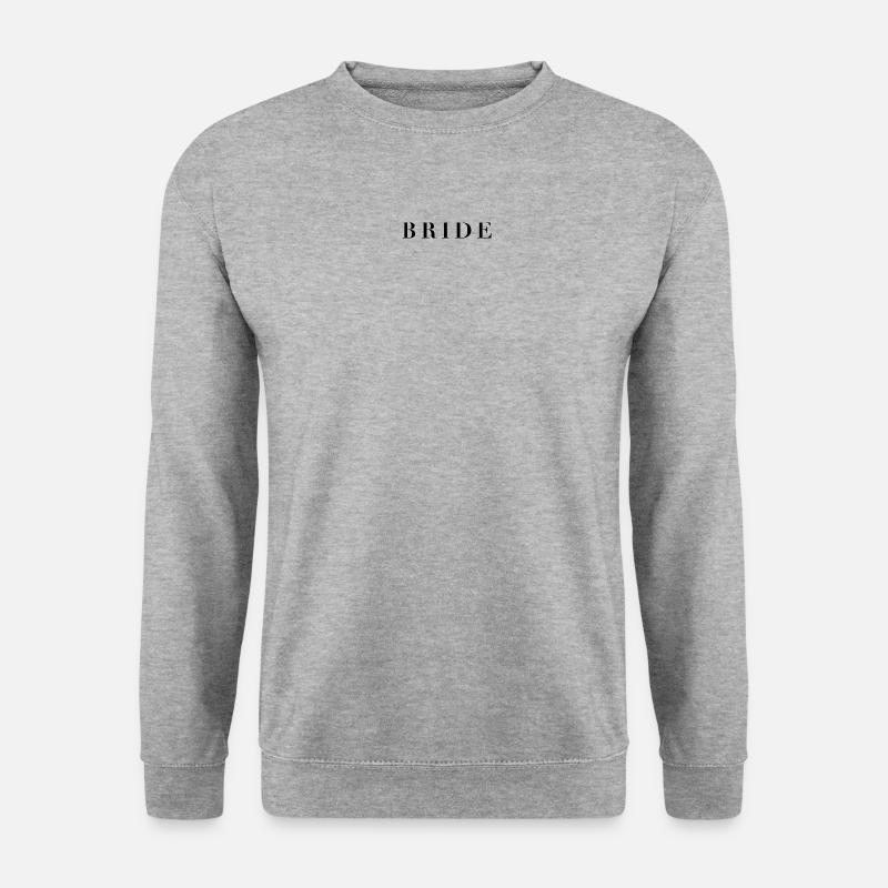 bride - Unisex Pullover - Weißgrau meliert