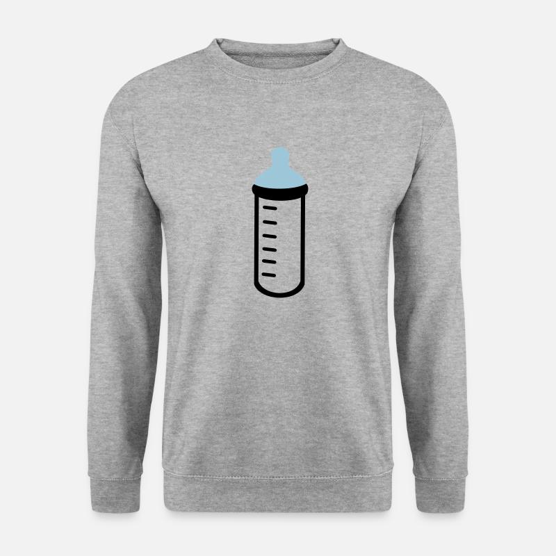 Baby bottle - Unisex Sweatshirt - salt & pepper