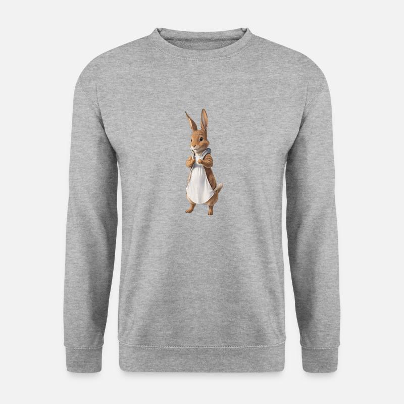 Cute Bunny Brown 1 - Unisex Sweatshirt - salt & pepper