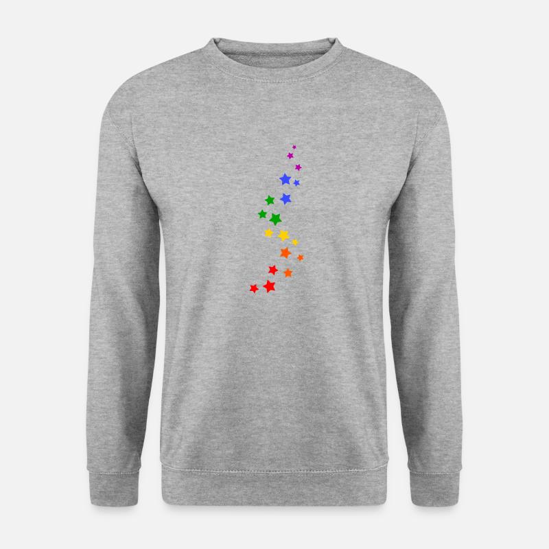 Rainbow Star Pride - Unisex Sweatshirt - salt & pepper