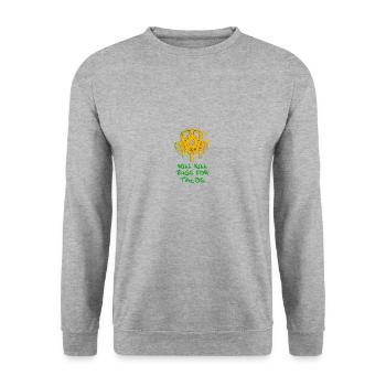 Exterminator Kammerjäger Schädlingsbekämpfung - Unisex Pullover - Weißgrau meliert - Vorne - Alina (178cm) & Michal (187cm)