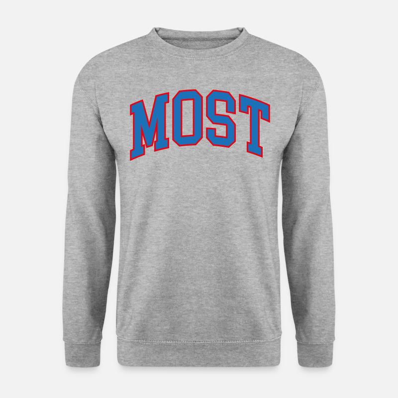 Most Brüx - Unisex Pullover - Weißgrau meliert