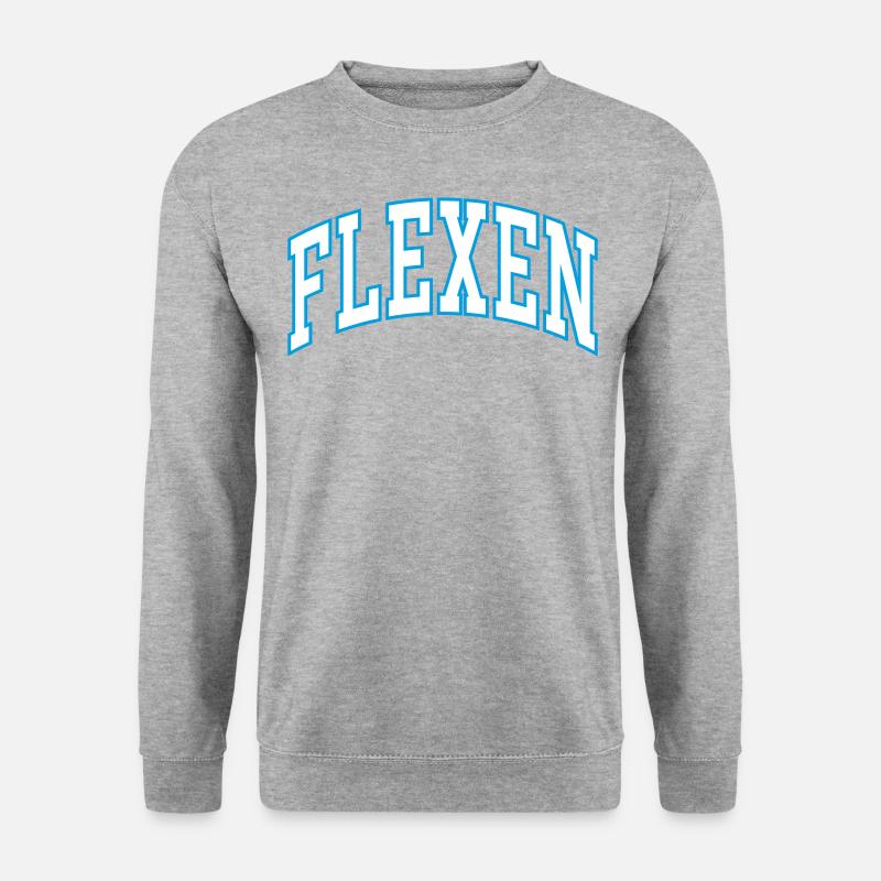 Flexing - Unisex Sweatshirt - salt & pepper
