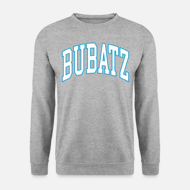 Bubatz - Unisex Pullover - Weißgrau meliert