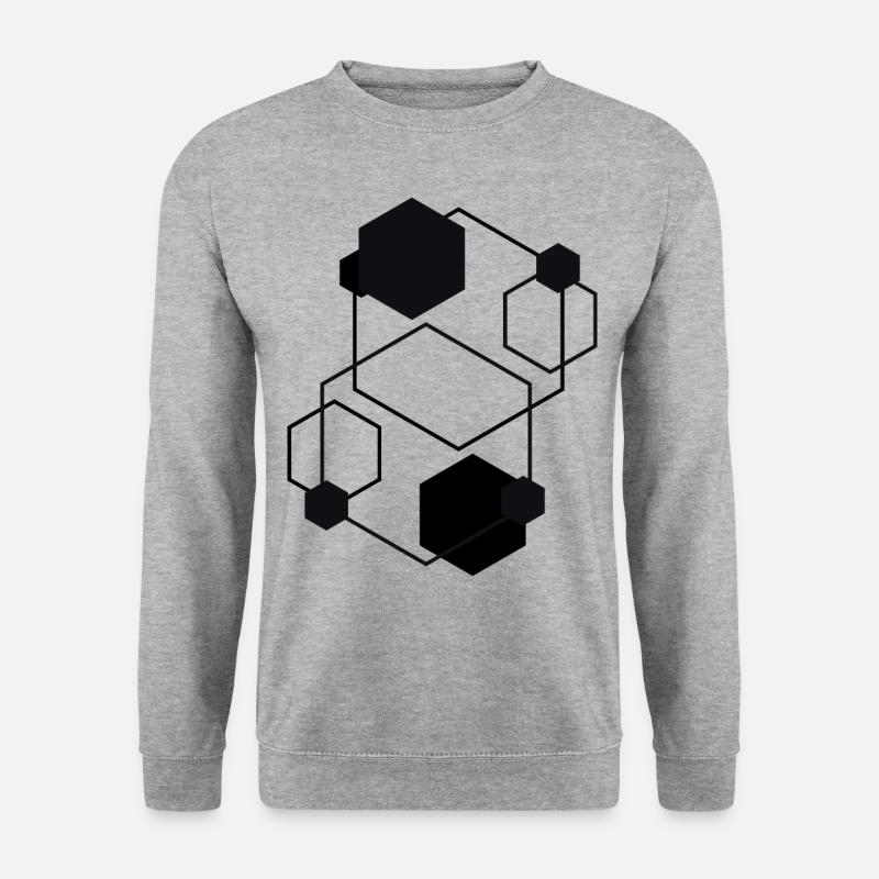 GEOMETRY - Unisex Sweatshirt - salt & pepper
