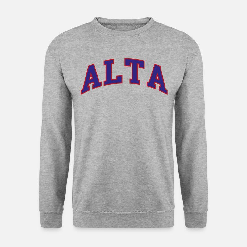 Alta - Unisex Pullover - Weißgrau meliert