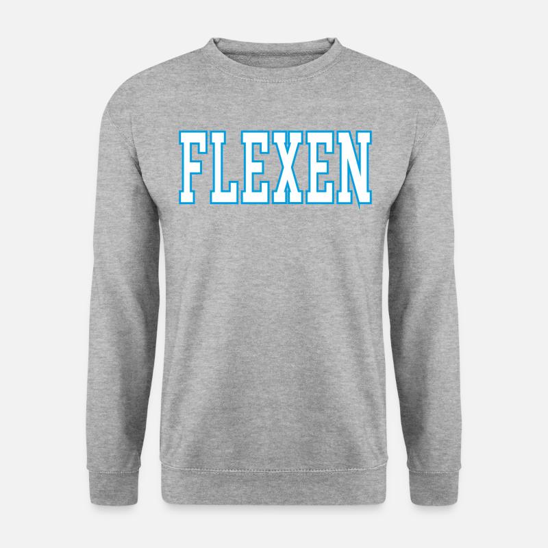 Flexing - Unisex Sweatshirt - salt & pepper