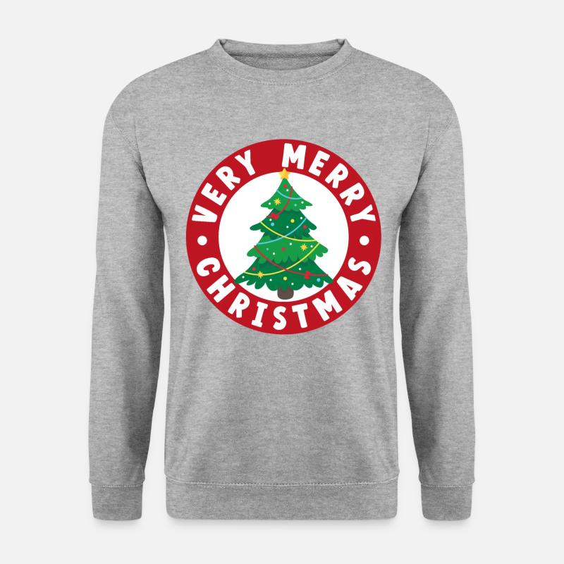 Very Merry Christmas Tree - Unisex Sweatshirt - salt & pepper