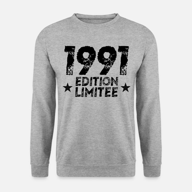 1944 Vintage Perfektion Geburtstagsgeschenk 1944! - Unisex Pullover - Weißgrau meliert