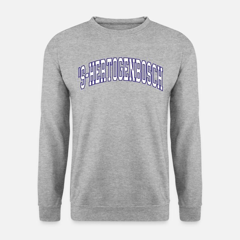 s Hertogenbosch - Unisex Pullover - Weißgrau meliert