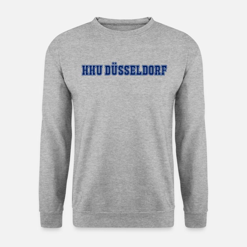 HHU Duesseldorf Universität Geschenk College - Unisex Pullover - Weißgrau meliert