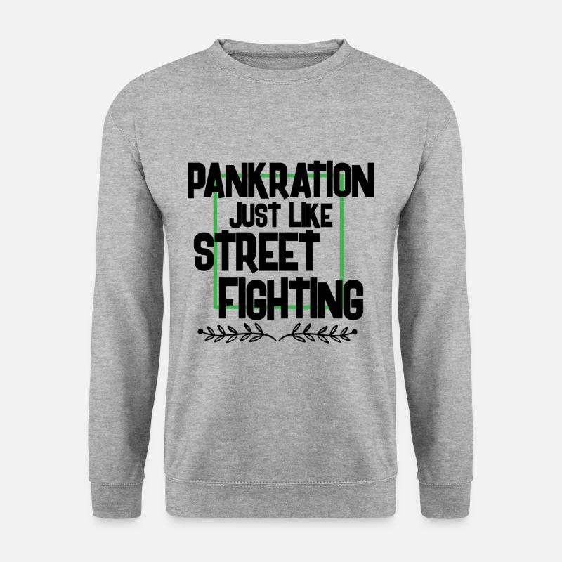 Mix martial art - Unisex Pullover - Weißgrau meliert