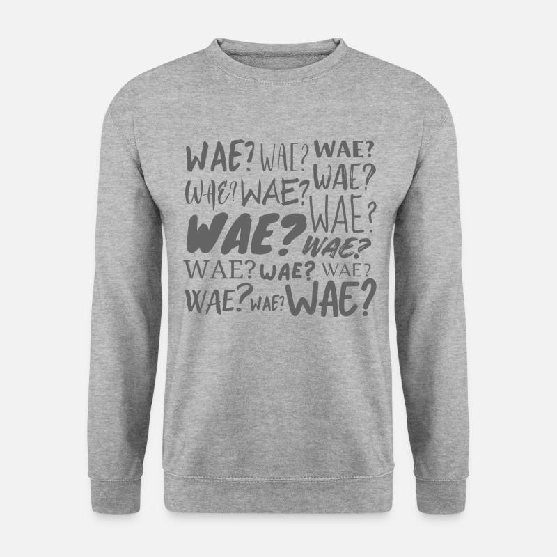 Wae? - Unisex Sweatshirt - salt & pepper