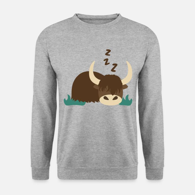 Sleeping Yak - Unisex Sweatshirt - salt & pepper