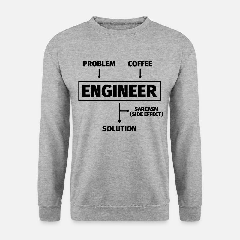 Engineer Coffee Solution - Unisex Sweatshirt - salt & pepper