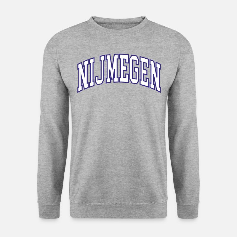 Nijmegen - Unisex Pullover - Weißgrau meliert